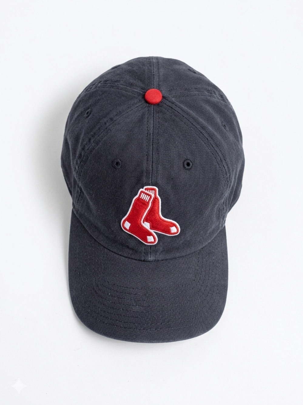 MLB Boston Red Sox Navy Cap with Red Logo